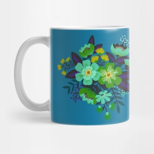 Bold boho flower bouquet Mug